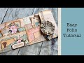 Easy Junk Journaling Folio Ideas, Tutorials for Junk Journaling, Pink Monarch Prints, DIY