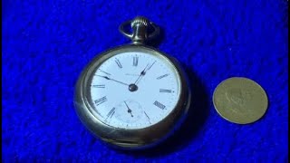 Waltham Pocket Watch Movement / Antique / 1906 / 7 Jewels 18 size