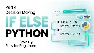 Python Tutorial Part 4: Don't Skip IF ELSE Statements!