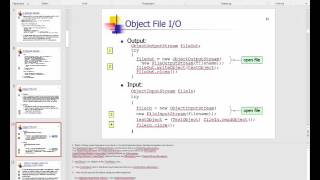 Rose CIT 2163 File IO Tutorial 2 - ObjectOutputStream and ObjectInputStream