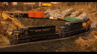 HO Scale: Jim Pinkney's Western Maryland Model Railway Layout