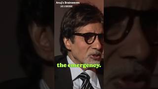 Amitabh Bachchan - The system was not entirely working #anujsbrainwaves #interview  #motivation