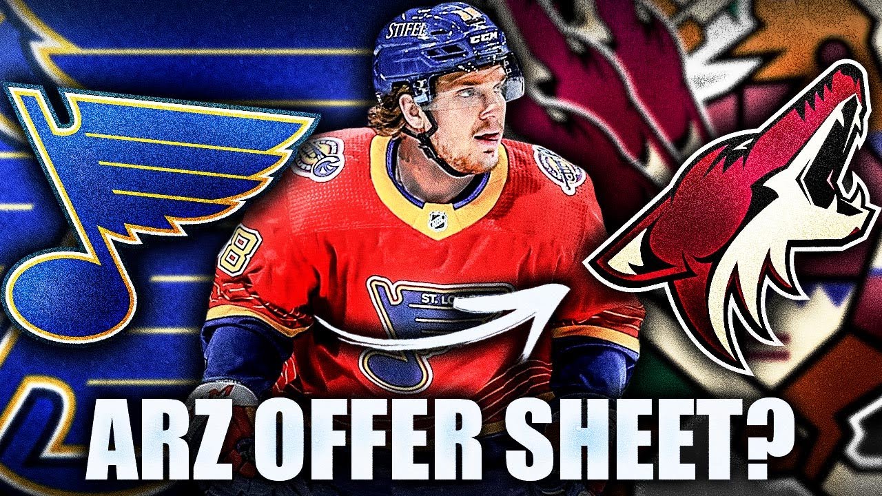 Arizona Coyotes OFFER SHEET To Robert Thomas? St Louis Blues NHL News ...