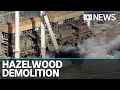 Eight chimneys being demolished at the Hazelwood Power Station in Victorian | ABC News