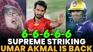 Supreme Striking | Umar Akmal is Back | Islamabad United vs Quetta Gladiators | Match21 |PSL8 | MI2A