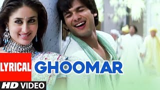 Ghoomar - Lyrical Video Song | Chup Chup Ke | K K, Sunidhi Chauhan | Shahid Kapoor, Kareena Kapoor,