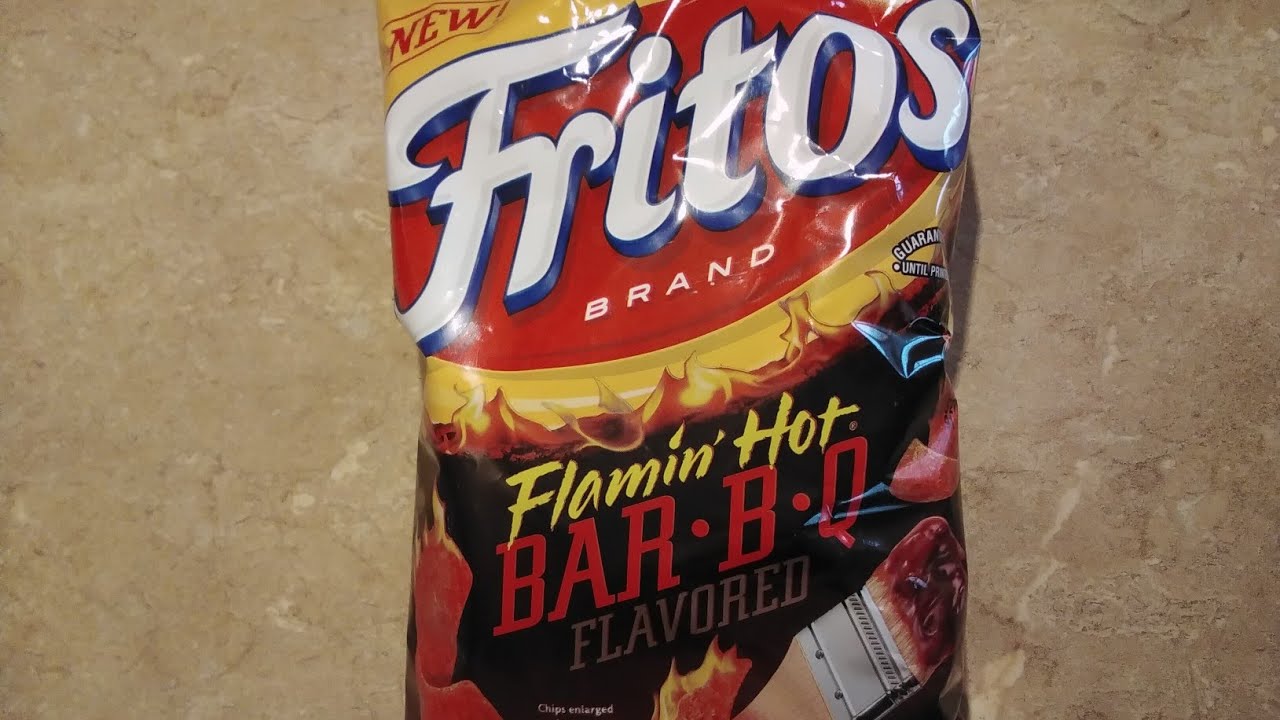 NEW Fritos Brand Flamin' Hot BAR-B-Q Flavored. Burns The Soul!🔥 - YouTube