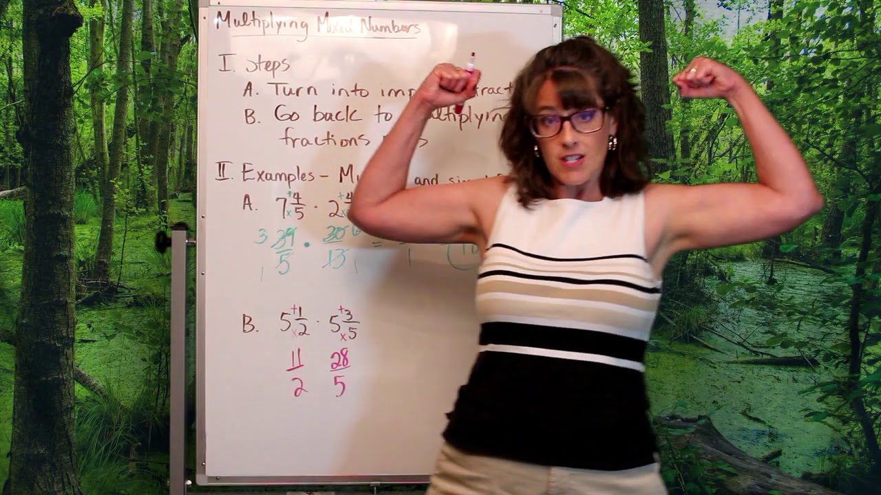 Multiplying Mixed Numbers Youtube