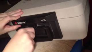 How To Open A Sentry 1100 Safe With Only Nail Clippers