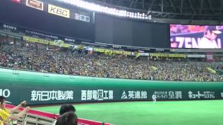 【阪神】試合前、気合いの闘魂注入【応援団】