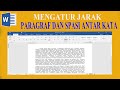 CARA MENGATUR Spasi dan Jarak Paragraf di Word 2010, 2013 & 2016