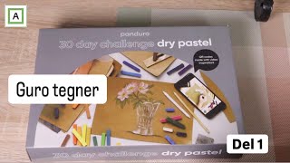 Guro tegner | 30 day challenge | Dry pastel | Del 1