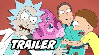 Rick and Morty Season 4 Trailer - Episodes and Comic Con Panel Easter Eggs Breakdown