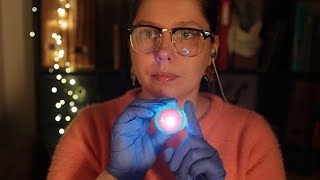 asmr medical roleplay ♡ light triggers, measuring, counting, keyboard asmr, color tests, writing