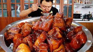 10斤五花肉，阿强做“卤肉饭”，肥而不腻，一口下去满嘴爆汁｜Mukbang【cram阿强】