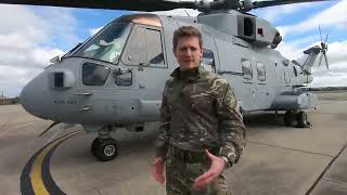 AugustaWestland AW101 Commando Merlin Mk4 helicopter tour