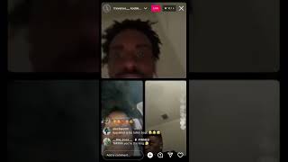 Kodakblack live on Instagram with 1revenue and 134coke