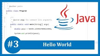 Learn Java Tutorial #3 - Java Hello World