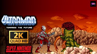 Ultraman: Towards the Future (SNES) - Full Game Longplay Walkthrough 2K 60FPS