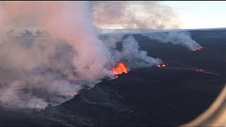 Nouvelle éruption du volcan islandais