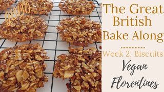 Vegan Florentines | #GBBO Bake-Along | Week 2: Biscuits