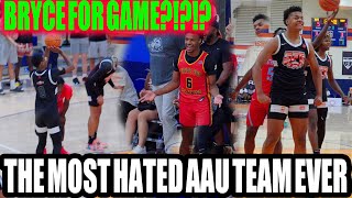 THIS IS WHY THEY ARE THE MOST HATED AAU TEAM EVERY BRYCE JAMES FOR GAME?! PHARAOH GOES CRAZY JAMES T