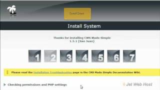How to install CMS Made Simple via c Panel
