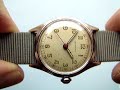 men s military leonidas early wristwatch wwii era pre 1945 good condition