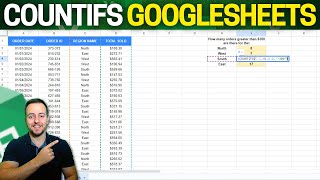Countifs Google Sheets with a Practical Example | Best Functions and Formulas