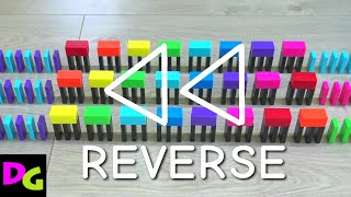 Satisfying Domino Screenlink REVERSE! (No Music)