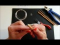 how to wire wrap a french hook earwire for your hand made jewelry project by judit