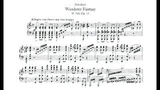 Franz Schubert Wander Fantasy D 760 Op 15 in C Major