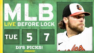 MLB DFS Picks Today 5/7/24: DraftKings & FanDuel Baseball Lineups | Live Before Lock