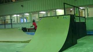 Iqaluit skatepark issac early grab air