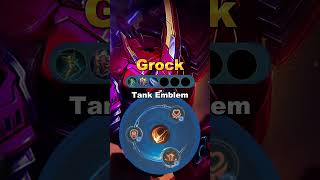 2024 Grock Best Build Setup Guide #mlbb #shorts #Grock #chouexp