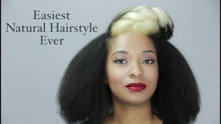 Easiest Natural Hairstyle Ever