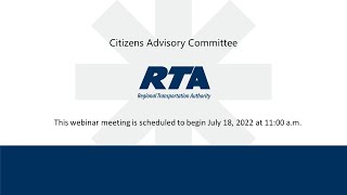 Citizens Advisory Committee Jul 18, 2022