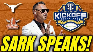 Steve Sarkisian SPEAKS, Kelvin Banks Joins Us at SEC Media Days | Latest Texas Football News