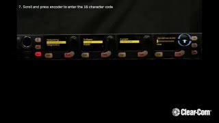 Entering License Code to Enable 24 Channels via HelixNet Main Station Menus (Instructional)