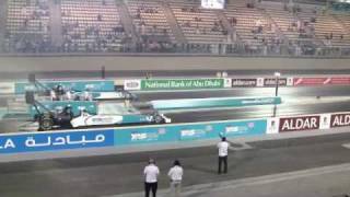 496.72 km/h 3.899 sec 8000 hp Top fuel dragster Yas Marina Abu-Dhabi