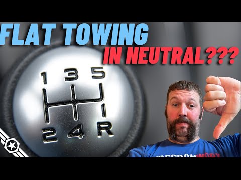 Is it OK to tow a manual car in neutral?