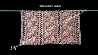 Eyelet Lase / Ivy Stitch Knitting Pattern #66