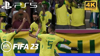 Brazil vs Serbia - Full Match - World Cup 2022 [4K] - PS5