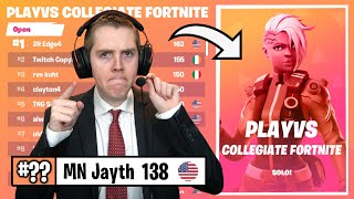 I Coached My Duo In A College Fortnite Tournament & This Is How It Went...