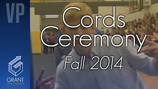 Cording Ceremony | Fall 2014