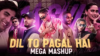 DIL TO PAGAL HAI X MC STAN X RAFTAAR MEGA MIX 2024 ( LOVE MUSIC BEATZ ) MUSIC VIDEO