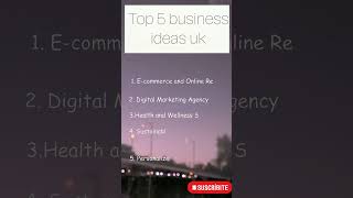Top 5 business ideas uk#shorts#profitable business ideas