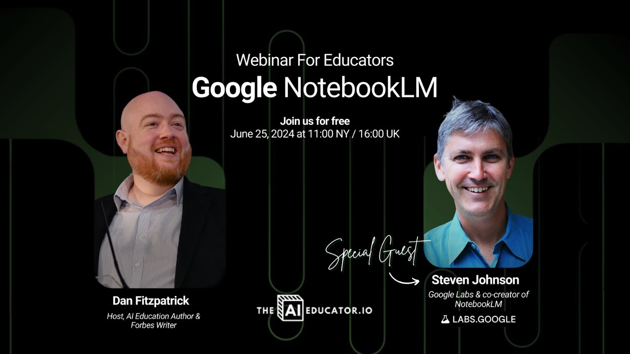 Google Notebooklm For Education Webinar Youtube