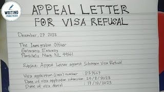 How To Write An Appeal Letter For Schengen Visa Refusal Schengen Visa How To Write An Appeal Letter For Schengen Visa Refusal Schengen Visa