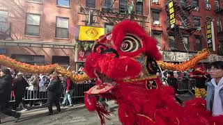 ⁴ᴷ⁶⁰ Walking NYC: Chinatown during 2024 Lunar New Year Parade